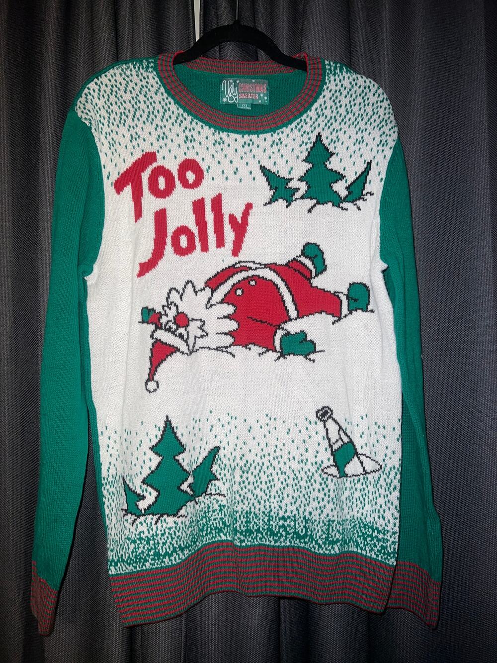 Ugly Christmas Sweater Xmas Size Large